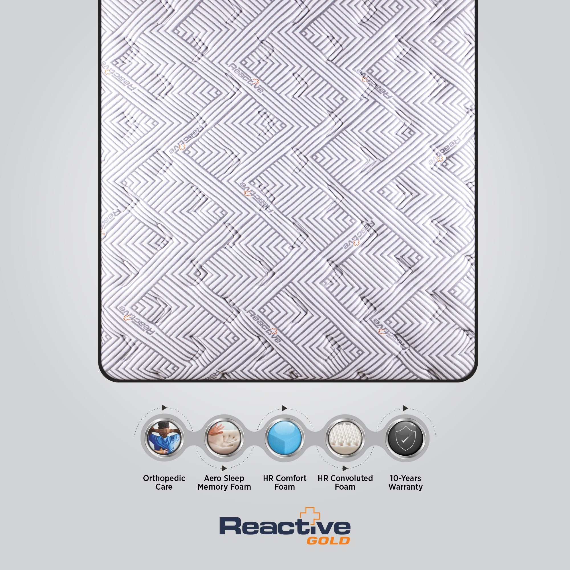 Reactive Gold Mattress