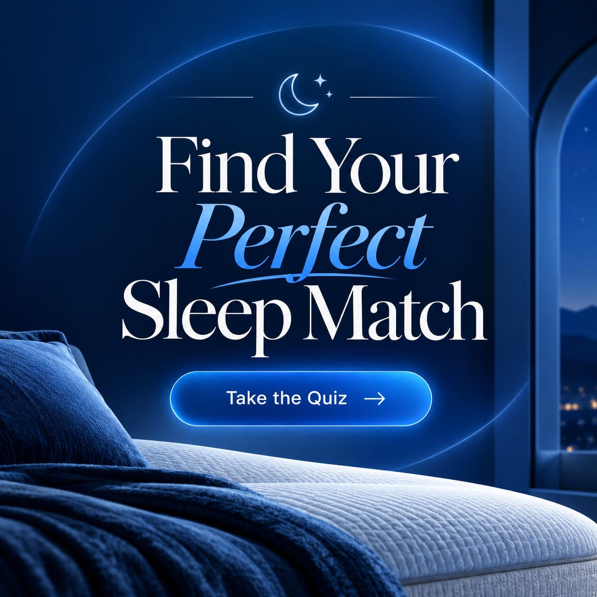 A restful bedroom with a premium mattress