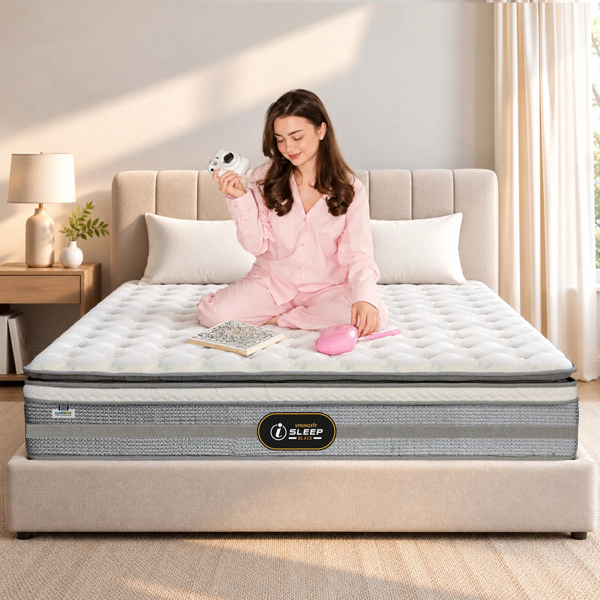i-Sleep Black Mattress