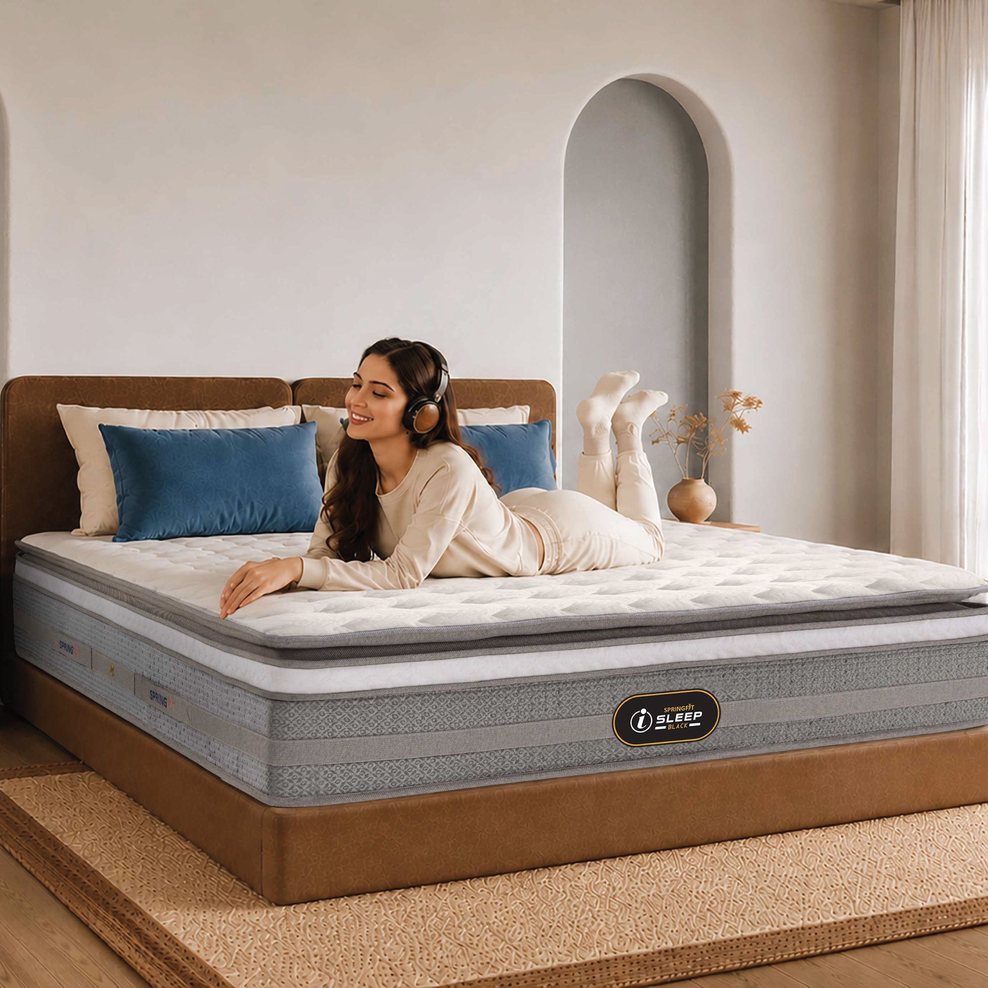 i-Sleep Black Mattress