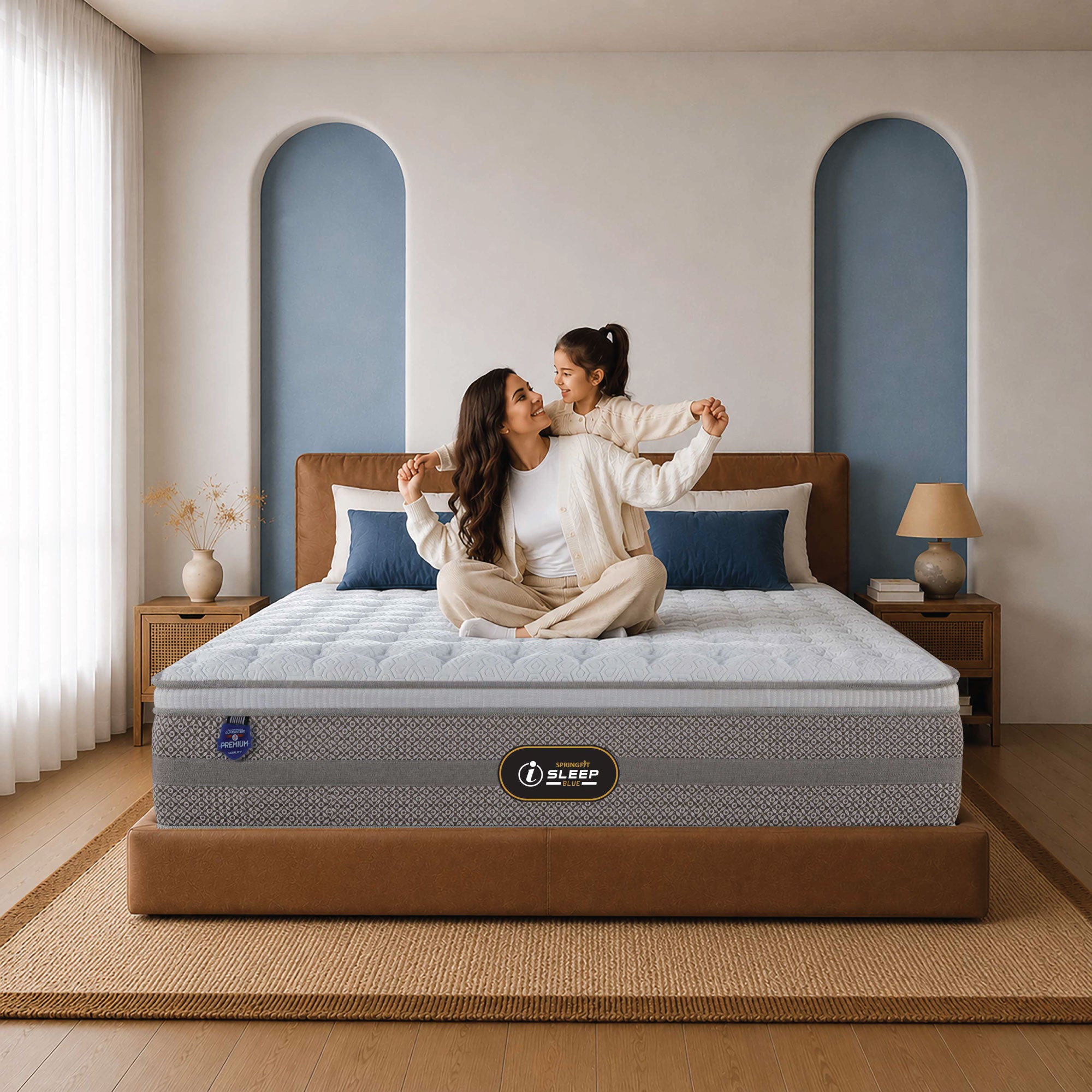 i-Sleep Blue Mattress