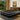Angled lifestyle view of Springfit ZBox premium mattress on black platform bed in modern bedroom with garden window backdrop