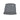Top-down view of Springfit Aqua Medic cool gel dual comfort pillow showing cross-pattern charcoal grey fabric with light grey piping border
