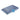 Springfit Super Fibre gelled microfibre pillow in slate blue premium suede fabric with teal piping border and Gelled Microfibre Soft Comfort badge on white background